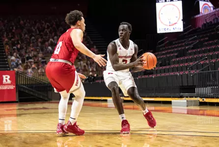 The Rutgers Scarlet Knights men’s basketball team take on Sacred Heart at the Rutgers Athletic Center in Piscataway, NJ on Wednesday night, November 25, 2020.(Ben Solomon/Rutgers Athletics)