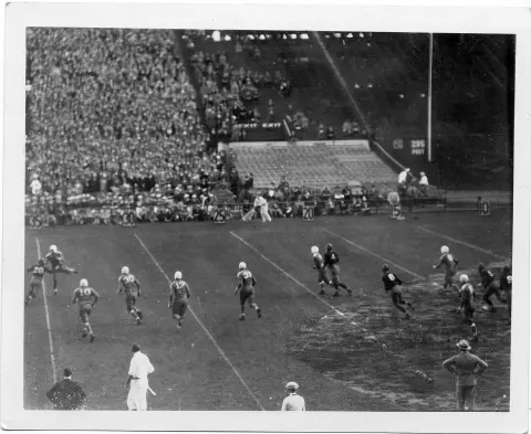 1928 at Yankee Stadium vs. NYU