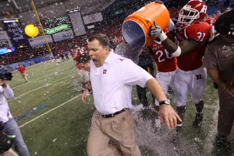 Greg Schiano at 2009 St. Petersburg Bowl
