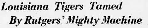 Rutgers LSU 1922 Polo Grounds