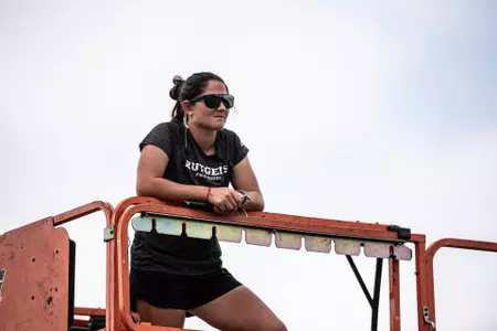 The Rutgers Scarlet Knights field hockey team take on the St. Joseph's Hawks at Bauer Track & Field Complex on Sunday September 2, 2018.(Ben Solomon/Rutgers Athletics)