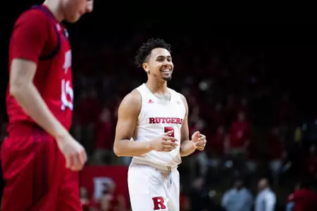 The Rutgers Scarlet Knights men’s basketball team take on NJIT at the RAC in Piscataway, NJ on November 26, 2019.
(Ben Solomon/Rutgers Athletics)