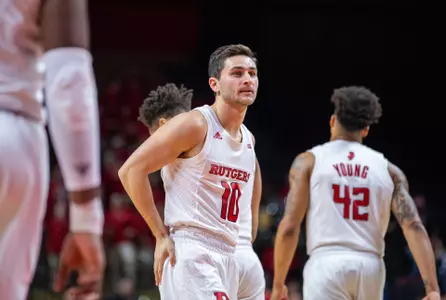 The Rutgers Scarlet Knights men’s basketball team take on NJIT at the RAC in Piscataway, NJ on November 26, 2019.(Ben Solomon/Rutgers Athletics)