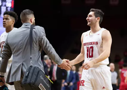 The Rutgers Scarlet Knights men’s basketball team take on NJIT at the RAC in Piscataway, NJ on November 26, 2019.
(Ben Solomon/Rutgers Athletics)