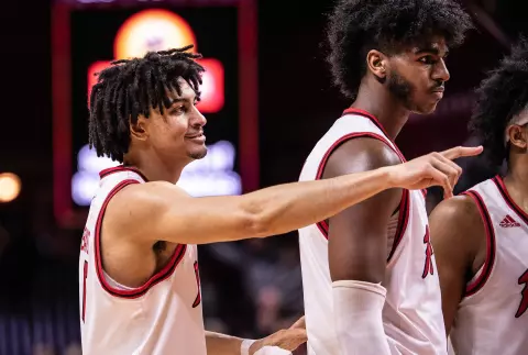 PISCATAWAY, NJ - JANUARY 15: The Rutgers Scarlet Knights men’s basketball team takes on the Indiana Hoosiers at Rutgers Athletic Center on January 15, 2020 in Piscataway, NJ.
(Ben Solomon/Rutgers Athletics)