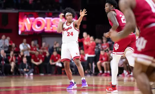 PISCATAWAY, NJ - JANUARY 15: The Rutgers Scarlet Knights men’s basketball team takes on the Indiana Hoosiers at Rutgers Athletic Center on January 15, 2020 in Piscataway, NJ. (Ben Solomon/Rutgers Athletics)