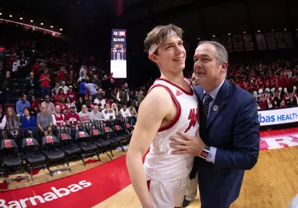 PISCATAWAY, NJ - JANUARY 15: The Rutgers Scarlet Knights men’s basketball team takes on the Indiana Hoosiers at Rutgers Athletic Center on January 15, 2020 in Piscataway, NJ. (Ben Solomon/Rutgers Athletics)