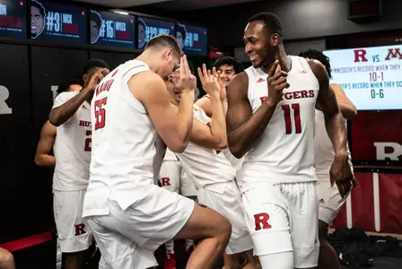 PISCATAWAY, NJ - JANUARY 19: The Rutgers Scarlet Knights men’s basketball team take on the Minnesota Gophers at Rutgers Athletic Center on January 19, 2020 in Piscataway, NJ.
(Ben Solomon/Rutgers Athletics)