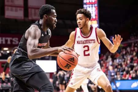 The Rutgers Scarlet Knights men’s basketball team take on UMass at the Rutgers Athletic Center in Piscataway, NJ on Friday, November 29, 2019.
(Ben Solomon/Rutgers Athletics)
