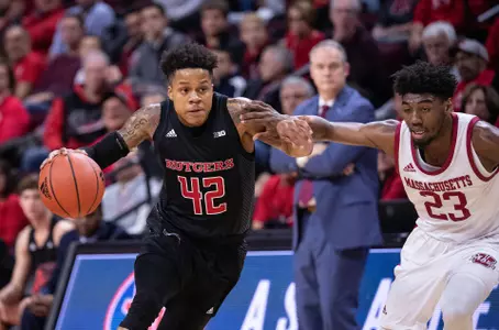The Rutgers Scarlet Knights men’s basketball team take on UMass at the Rutgers Athletic Center in Piscataway, NJ on Friday, November 29, 2019.
(Ben Solomon/Rutgers Athletics)