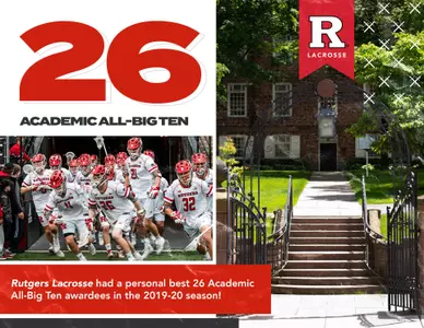 Men's Lacrosse Academic Graphic