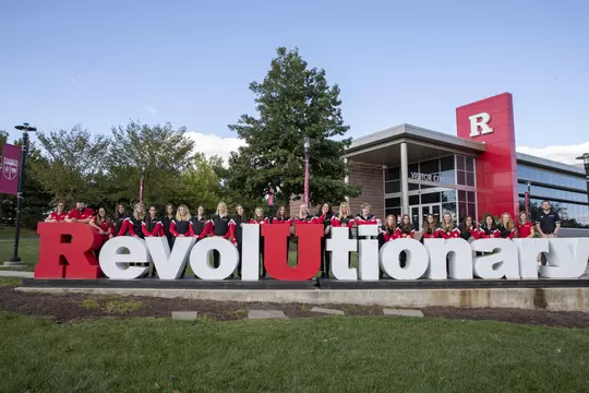 2021-22 Rutgers Women's Swimming & Diving Team Photo
