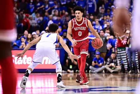Geo Baker plays against Seton Hall