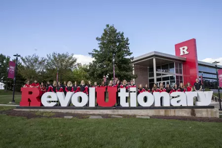2021-22 Rutgers Women's Swimming & Diving Team Photo