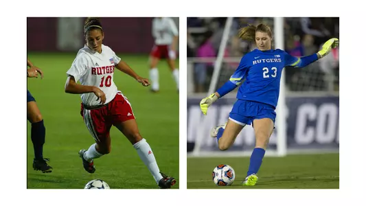 Carli Lloyd and Casey Murphy