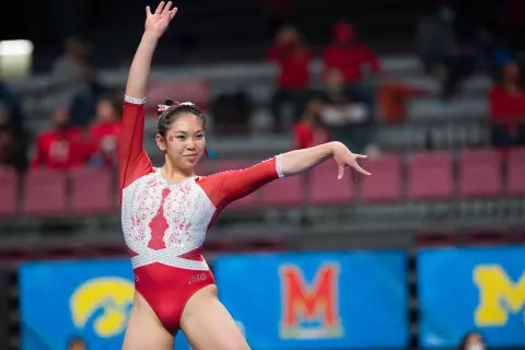 B1G Women Gymnastics Tournament Belle Huang