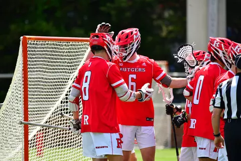MLAX Goal Celebration