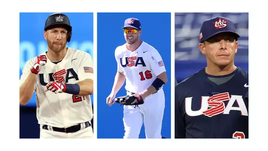 Todd Frazier, Patrick Kivlehan, Darren Fenster, Team USA
