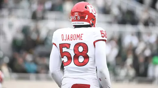 Nov 12, 2022; East Lansing, Michigan, USA; During the game between Rutgers Scarlet Knights and Michigan State Spartans at Spartan Stadium. Credit: Tim Fuller-Rutgers Athletics
