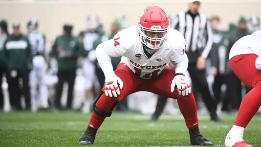 Nov 12, 2022; East Lansing, Michigan, USA; During the game between Rutgers Scarlet Knights and Michigan State Spartans at Spartan Stadium. Credit: Tim Fuller-Rutgers Athletics