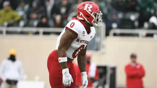 Nov 12, 2022; East Lansing, Michigan, USA; During the game between Rutgers Scarlet Knights and Michigan State Spartans at Spartan Stadium. Credit: Tim Fuller-Rutgers Athletics