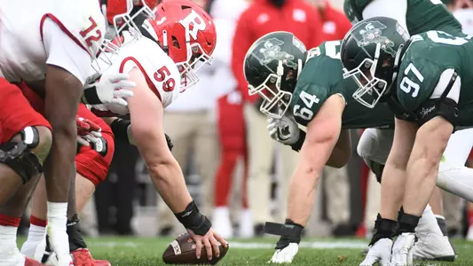 Nov 12, 2022; East Lansing, Michigan, USA; During the game between Rutgers Scarlet Knights and Michigan State Spartans at Spartan Stadium. Credit: Tim Fuller-Rutgers Athletics