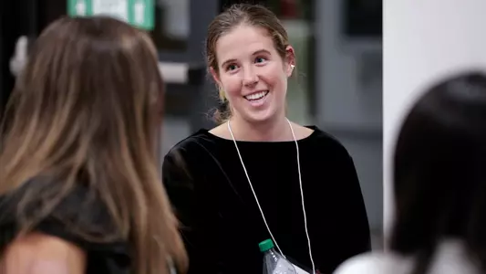 Former rower Grace Lewis at the Knights of Networking