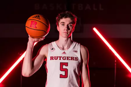 Rutgers men's basketball welcomes F Gavin Griffiths to the 2023-24 class.