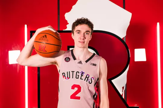 Rutgers men's basketball welcomes F Gavin Griffiths to the 2023-24 class.