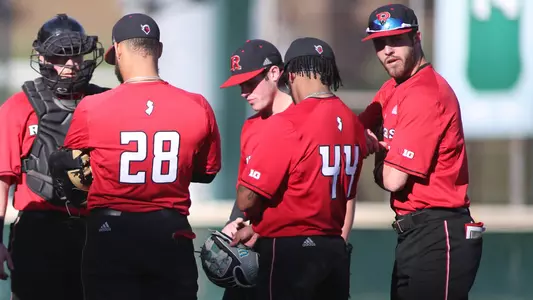 Rutgers Baseball Mound Visit