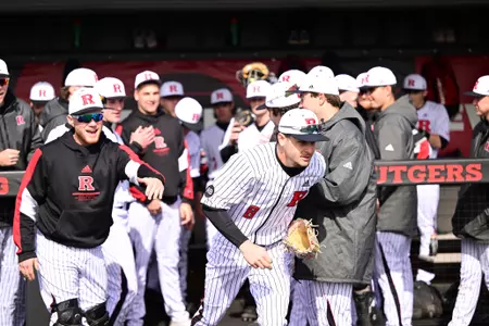 The Rutgers baseball team defeats Wagner by a score of 18-1 on March 8th at Bainton Field in Piscataway, N.J. (Ben Solomon/Rutgers Athletics)