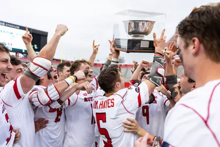 Men's Lacrosse Raises Friendship Cup