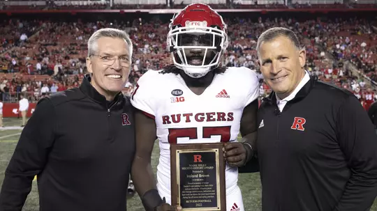 The Rutgers Scarlet Knights football team during the spring game at SHI Stadium in Piscataway, NJ on Friday April 22, 2022.
(Ben Solomon/Rutgers Athletics)