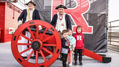 Rutgers Football Fans at Cannon