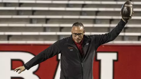 The Rutgers Scarlet Knights football team during the spring game at SHI Stadium in Piscataway, NJ on Friday April 22, 2022.
(Ben Solomon/Rutgers Athletics)