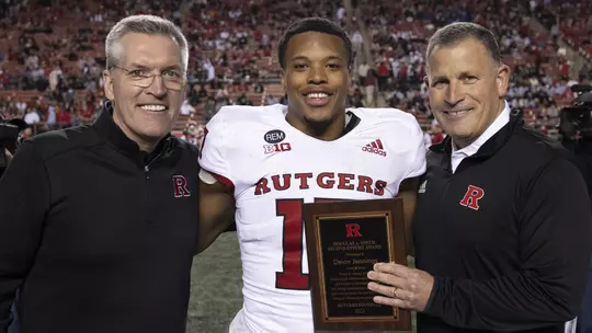 The Rutgers Scarlet Knights football team during the spring game at SHI Stadium in Piscataway, NJ on Friday April 22, 2022.
(Ben Solomon/Rutgers Athletics)