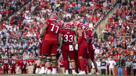 The Rutgers Scarlet Knights football team during the spring game at SHI Stadium in Piscataway, NJ on Friday April 22, 2022.
(Ben Solomon/Rutgers Athletics)