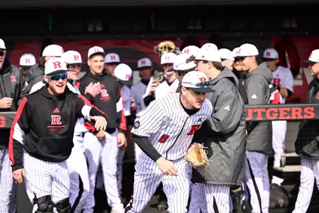 The Rutgers baseball team defeats Wagner by a score of 18-1 on March 8th at Bainton Field in Piscataway, N.J. (Ben Solomon/Rutgers Athletics)