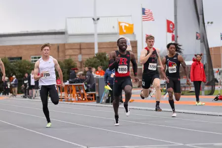 Louis Akpadago Running at the Tennessee Relays
