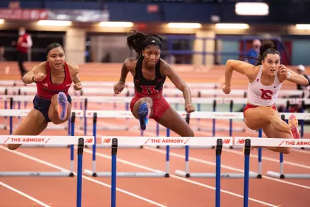 Icisys Sadler hurdling