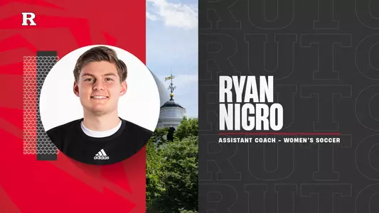 Ryan Nigro was elevated to womens soccer assistant coach for 2022 season