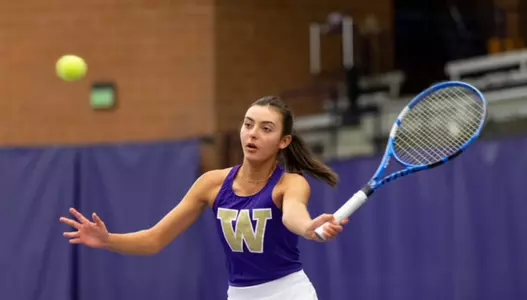 The 2020-21 University of Washington women's tennis team head shots & practice action photos - Tara Chilton