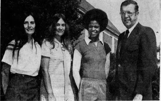 Judy Vogt (Softball), Ellen Johns (WBB) & Sandra Petway (T&F) - First Women Coaches Hired