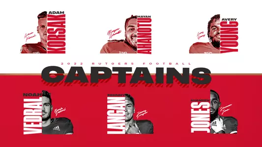 2022 Rutgers Football Captains