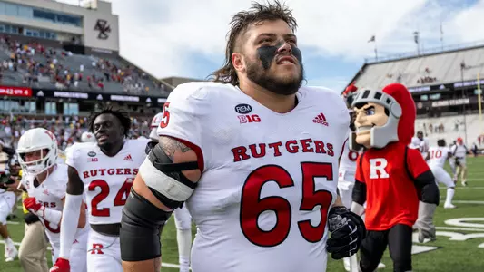 The Rutgers Scarlet Knights football team take on the Boston College Eagles at Alumni Stadium in Chestnut Hill, MA on Saturday September 3, 2022.(Ben Solomon/Rutgers Athletics)