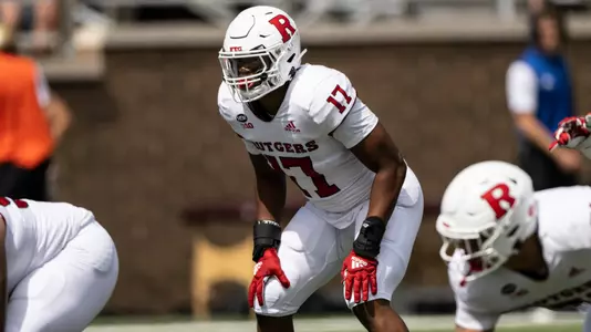 The Rutgers Scarlet Knights football team take on the Boston College Eagles at Alumni Stadium in Chestnut Hill, MA on Saturday September 3, 2022.(Ben Solomon/Rutgers Athletics)