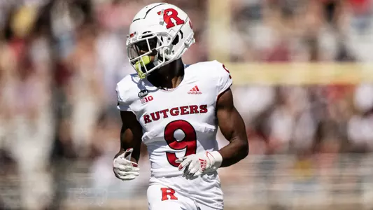 The Rutgers Scarlet Knights football team take on the Boston College Eagles at Alumni Stadium in Chestnut Hill, MA on Saturday September 3, 2022.(Ben Solomon/Rutgers Athletics)