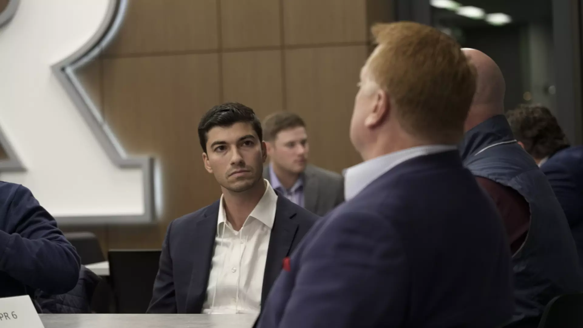 Student-athletes meet with professionals during the annual Knight of Networking hosted by Scarlet Knights For Life.