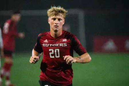 Ian Abbey at Yurcak Field during the men's soccer match with Penn State