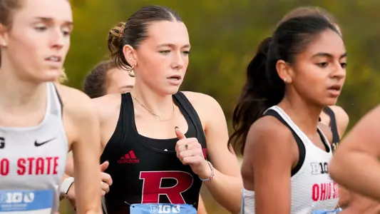Alex Carlson at the 2023 Big Ten Cross Country Championships